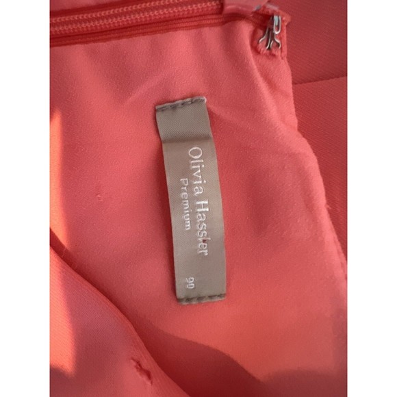 OLIVIA HASSLER Vintage Peach  Dress Size L IT 46 90 - Picture 5 of 6